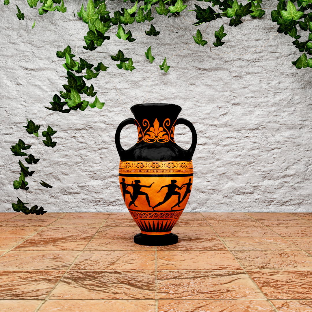 Greek Vase on Patio preview image 1